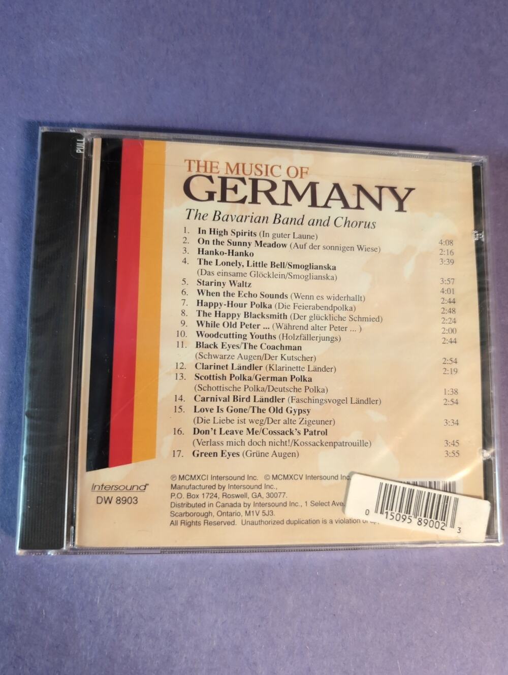 The music of Germany [Cd] New Sealed